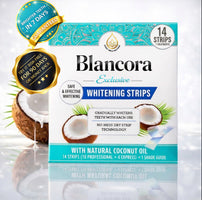 Blancora Exclusive Whitening Strips (7-Day Treatment, 2- Strips per Pack) Safe Strip Technology